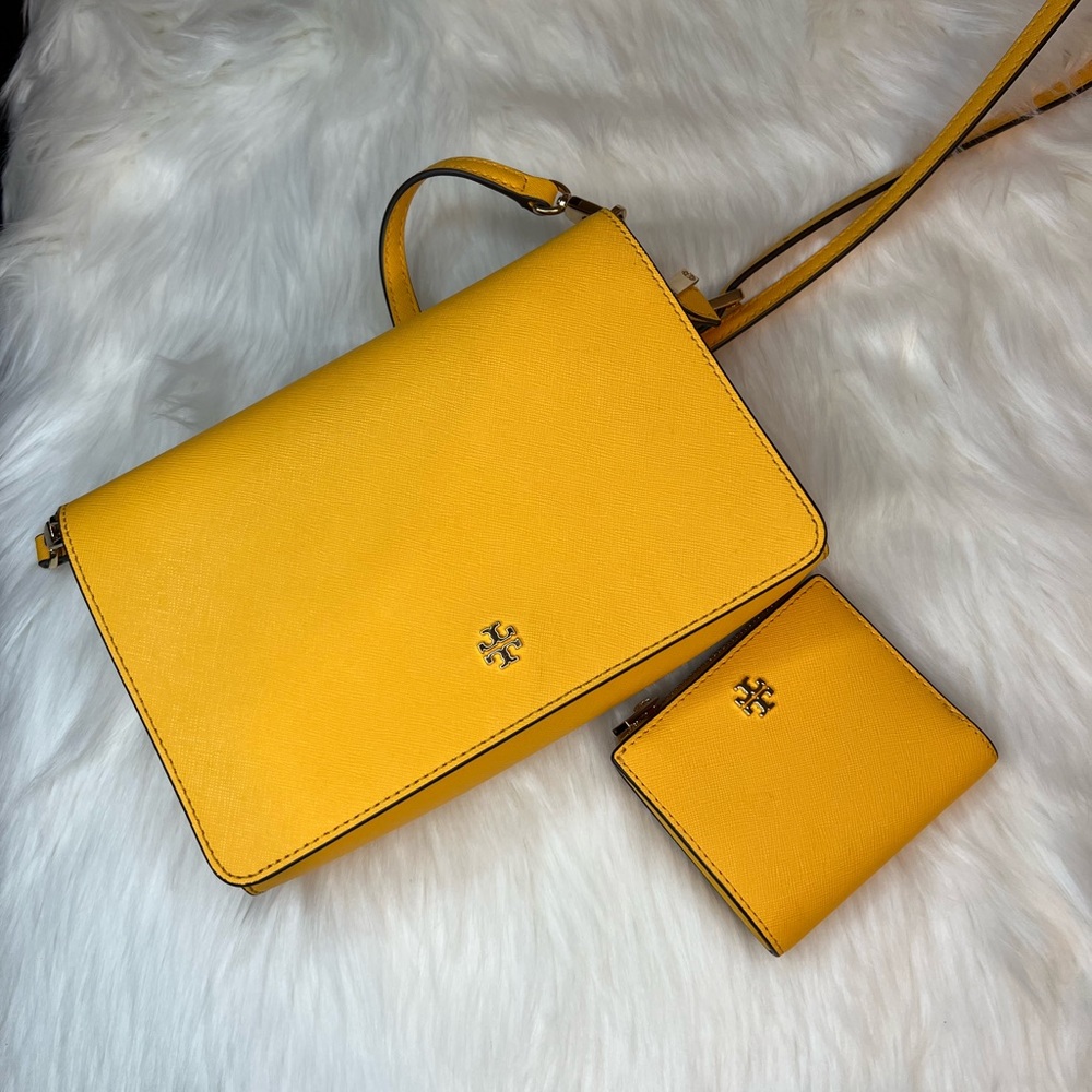 Tory Burch Yellow Crossbody Bag